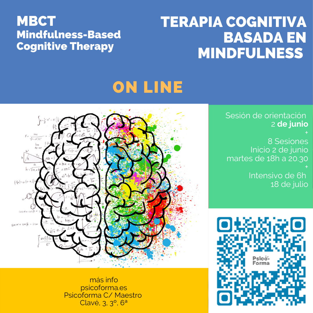 MBCT On line (5ª Ed) Terapia Cognitiva Basada en Mindfulness - Psicoforma